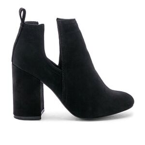 Steve Madden Black Heeled Booties